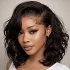 Body Wave Bob Human Hair Wig – Glueless HD Lace