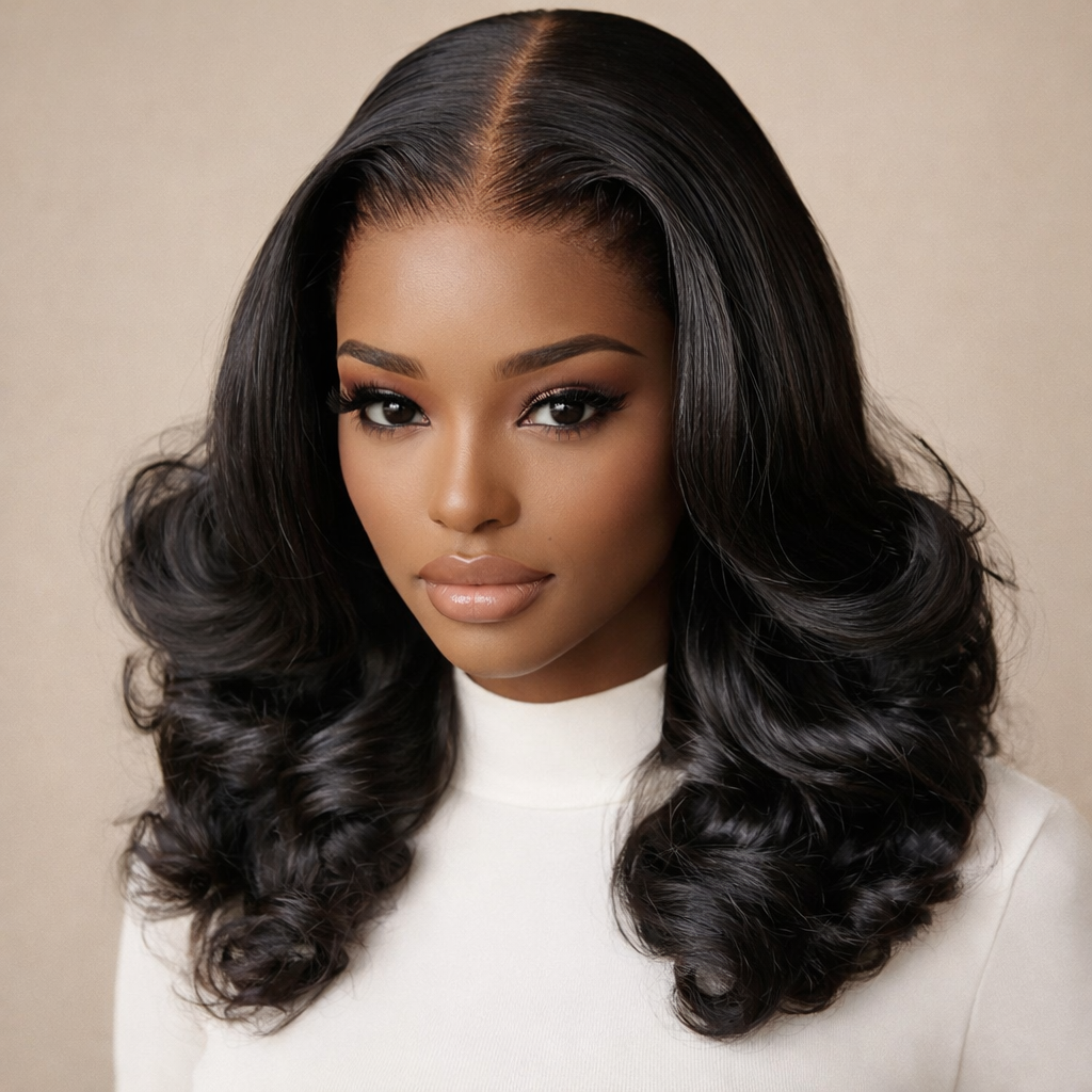 Short Bob Body Wave Human Hair Lace Front Wig