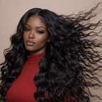 Body Wave Human Hair Wig With HD Lace Middle Part