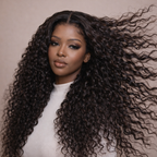 Deep Wave Human Hair Wig With HD Lace Frontal