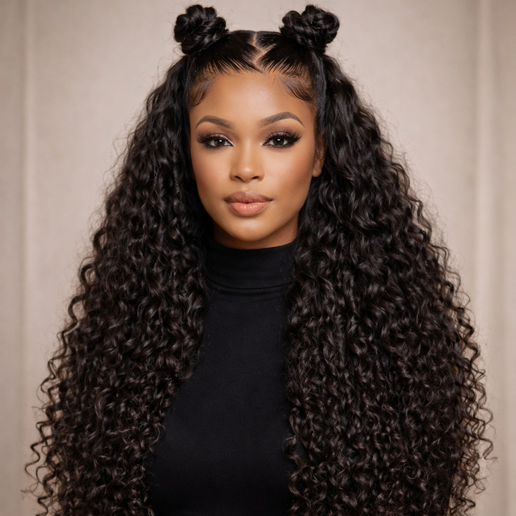 Deep Wave HD Lace Human Hair Wig For Women