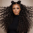 Deep Wave HD Lace Human Hair Wig For Women