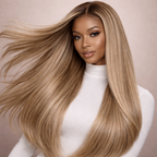 Silky Straight Human Hair Lace Wig – Natural HD Melt