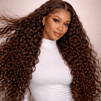 Deep Wave HD Lace Front Human Hair Wig