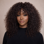 HD Lace Human Hair Bob Wig – Deep Curly Natural Look