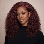 HD Lace Human Hair Bob Wig – Deep Curly Natural Look