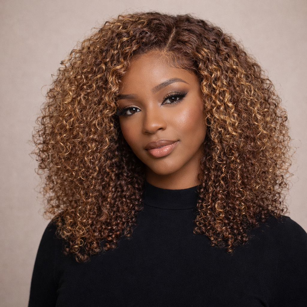 HD Lace Human Hair Bob Wig – Deep Curly Natural Look